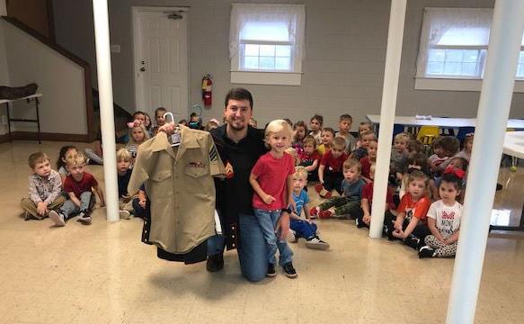 VETERANS DAY AT HOMER BAPTIST PRESCHOOL